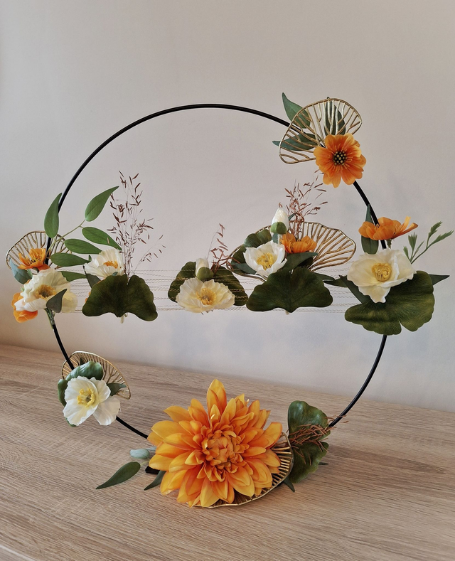 Couronne Soleil d'Automne - Nature Flamboyante 