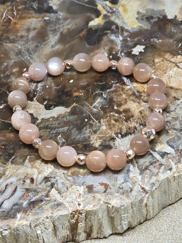 Bracelet Pierre de soleil 0,8 cm 