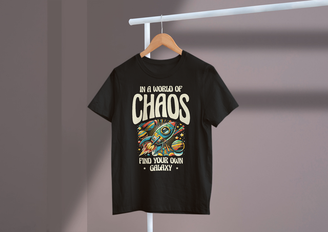 In A World Of Chaos Find Your Own Galaxy Astrology Peace. Finden Sie in einer Welt des Chaos Ihren eigenen Galaxy-Astrologie-Frieden