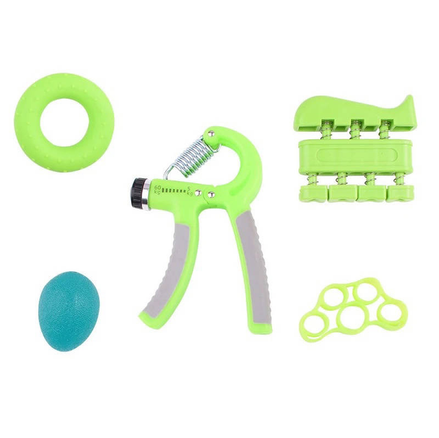 Handtrainer Fingertrainer Unterarmtrainer Fingerhantel Handexpander 5er Set 