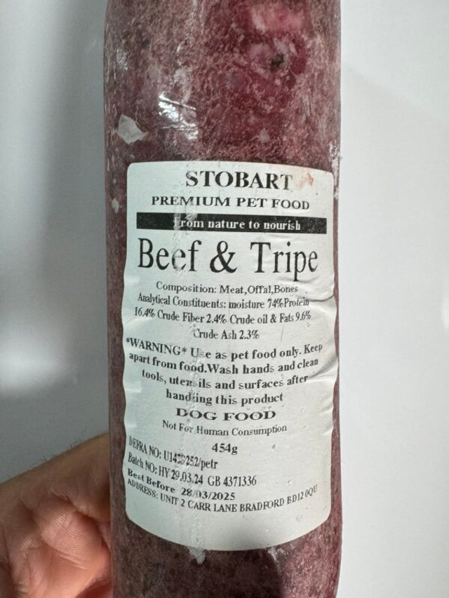 RAW - Beef &amp; Tripe 80.10.10 454g