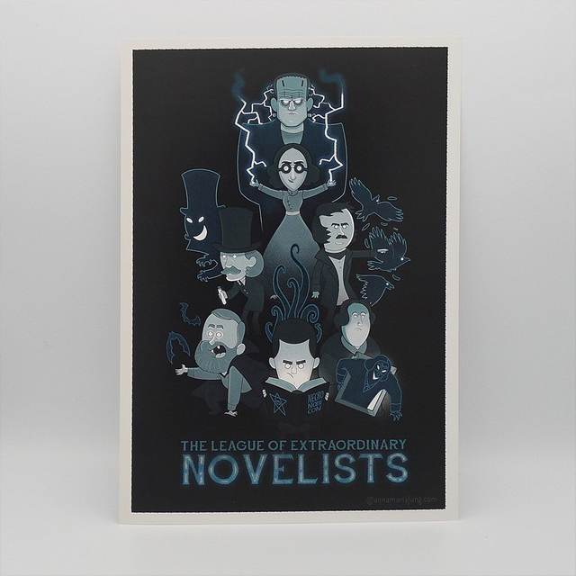 SIGNED A4 Art Print - League of Novelists