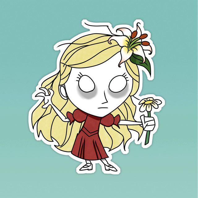 Don't Starve Wendy Sticker