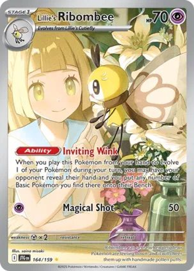 Lillie&#039;s Ribombee - 164/159 (Illustration Rare)