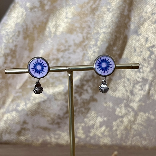 Boucles d’oreilles Mermaid S.A