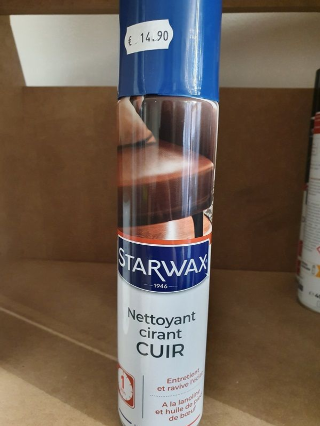 Nettoyant cirant cuir 300ml Starwax