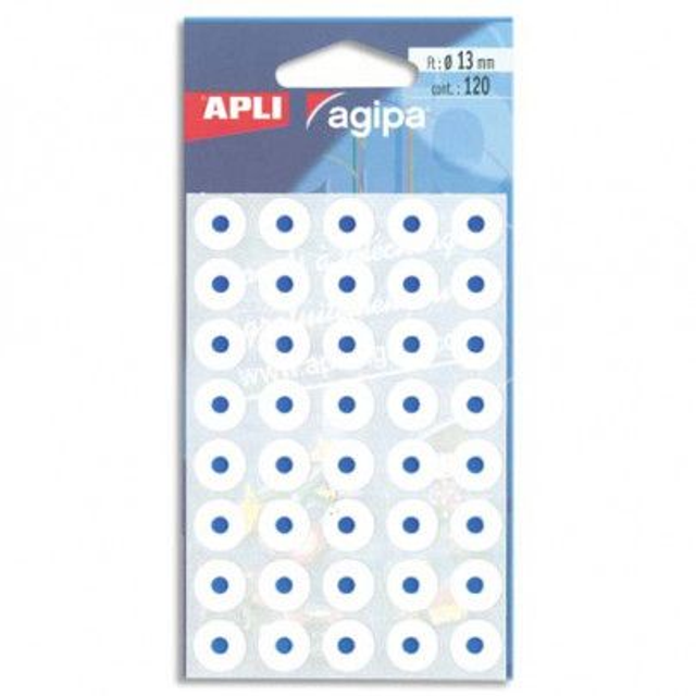 Pochette 120 oeillets blancs