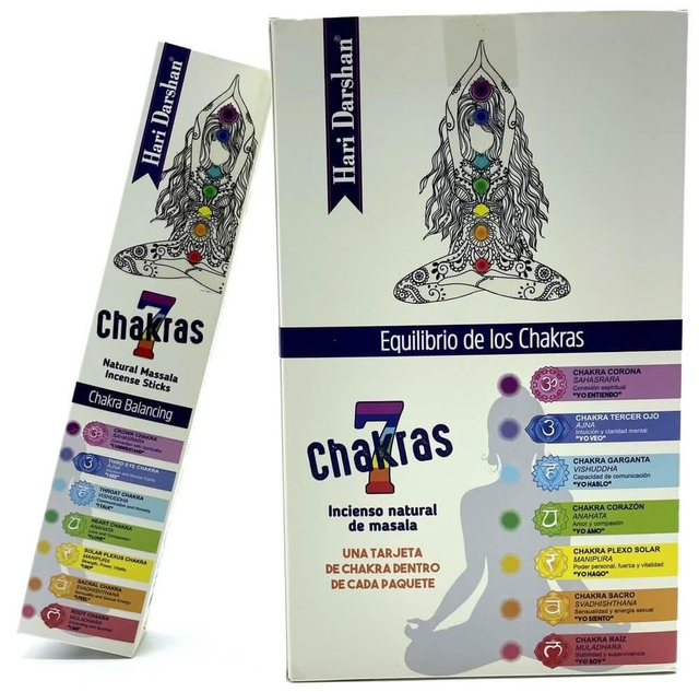 Encens Tribal Soul "Chakras - Blanc"
