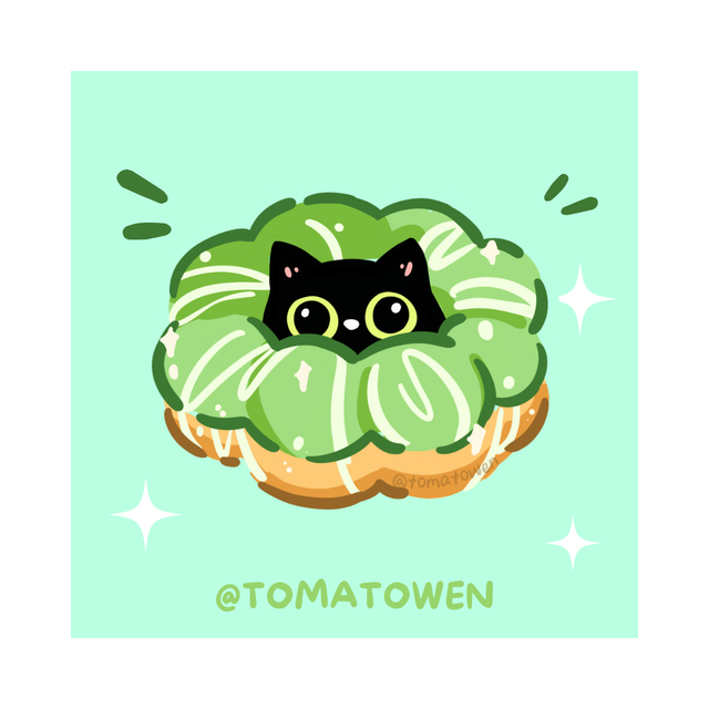 Sticker: Matcha mochi donut Kola