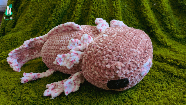 Axolotl - Minecraft - Peluche en crochet 