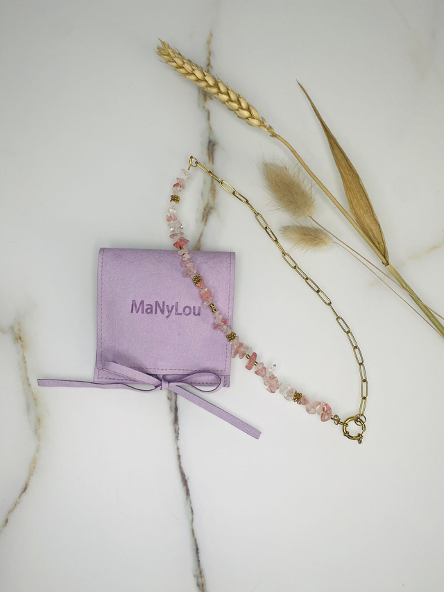 Collier Femme « Mimie » pierres naturelles