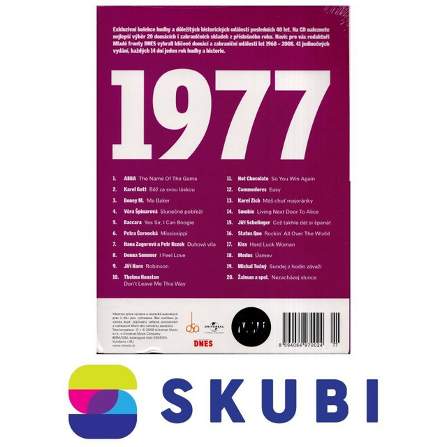 CD 1977 - Rok Charty 77 - exkluzivní kolekce hitů - MF Dnes