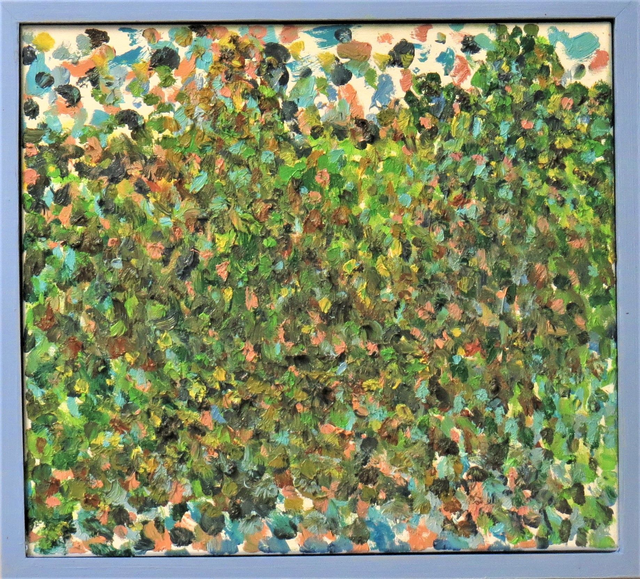 Rawka 38, 41x46 akryl płótno 2019