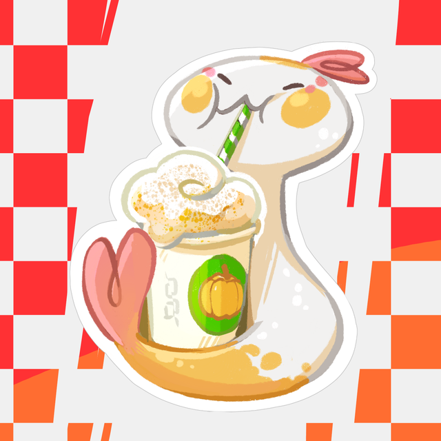 Sticker Pumpkin spice Ebihebi