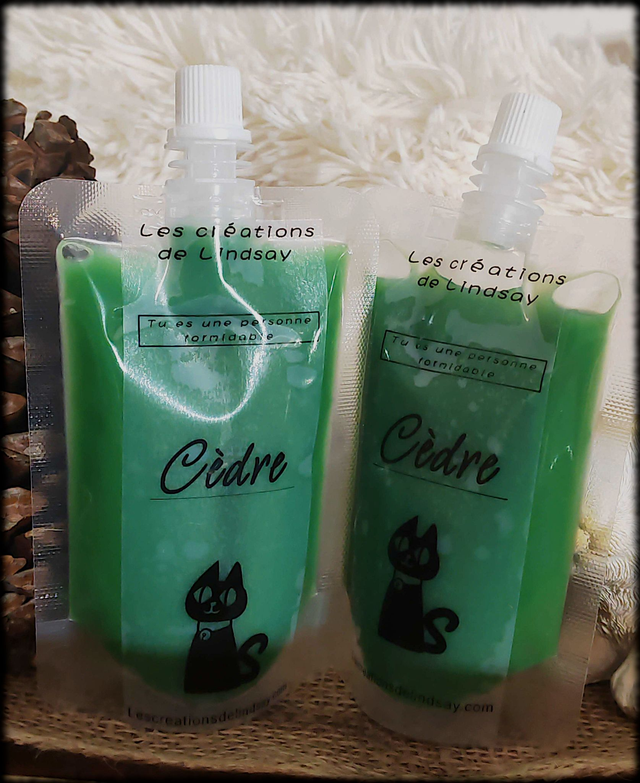 Fondant parfumé compressible Cèdre - Squeezable wax  