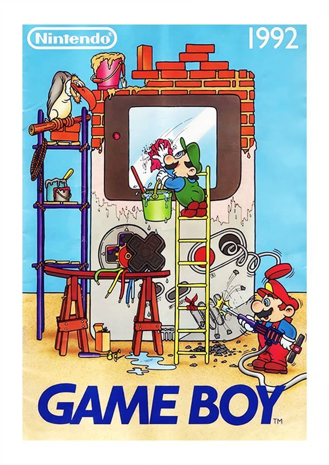 Game Boy Retro Gaming Art Print