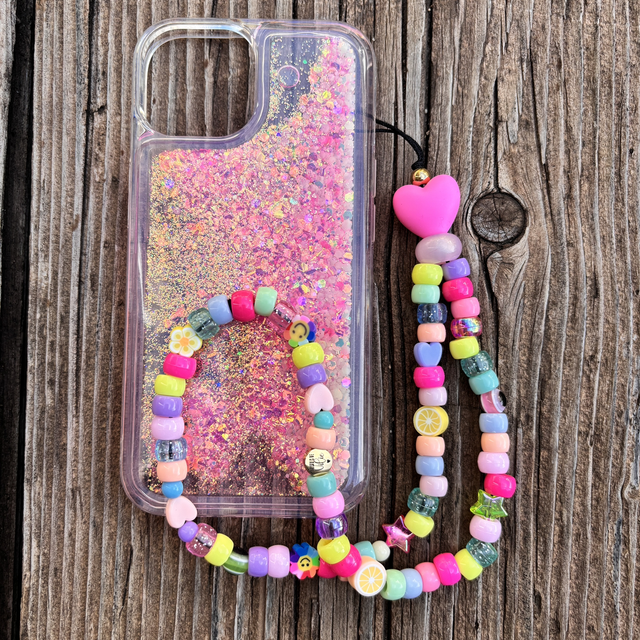 Grigri de téléphone Bonbon d’Amour 🩷 Multico pastel - Taille M