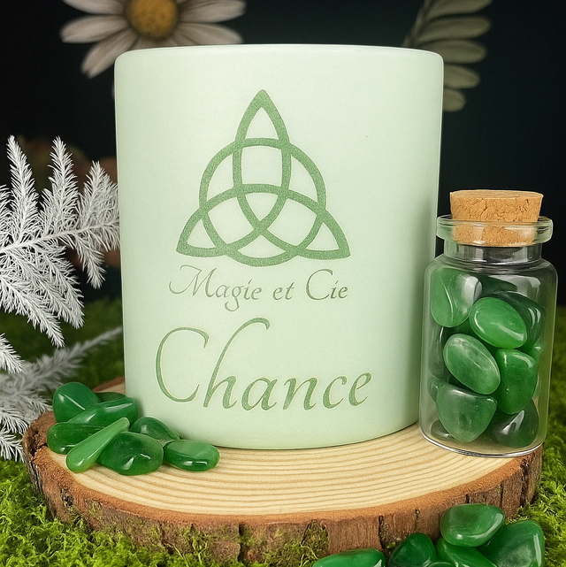 Bougie d&#039;intention - CHANCE