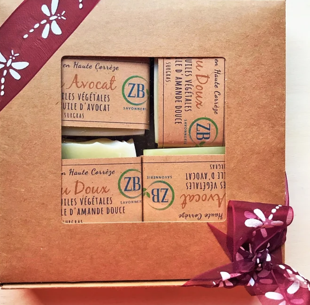 COFFRET 4 SAVONS au choix