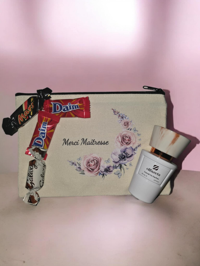 Trousse Parfumée et Gourmade " Merci Maitresse 2 "