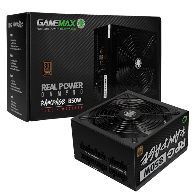 GameMax 850W RPG Rampage Modular 80 Plus Bronze PSU