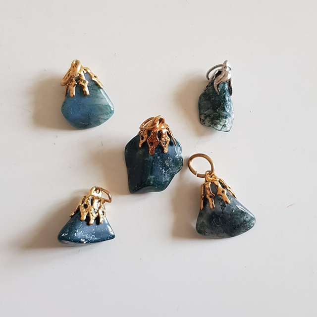 Agate vert / pierre semi-précieuse