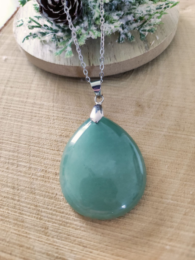 Pendentif Aventurine verte
