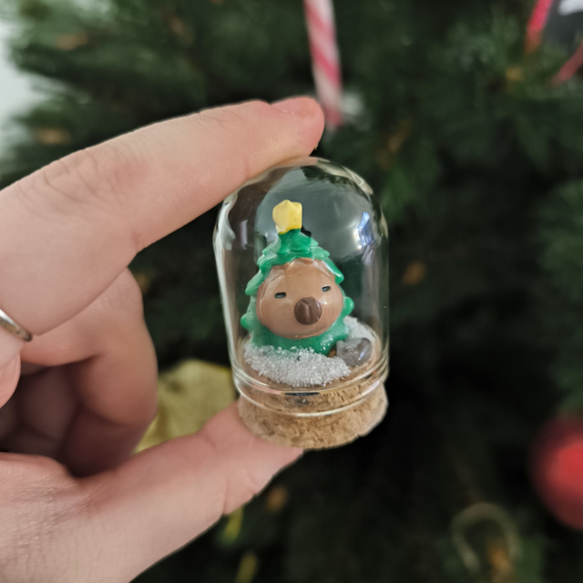 Toup'tit protecteur - Capybara sapin de Noël