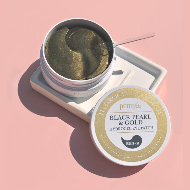 PETITFEE Black Pearl &amp; Gold Hydrogel Eye Patch   
