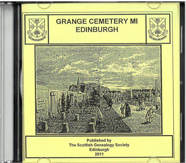 Grange Cemetery, Edinburgh CD