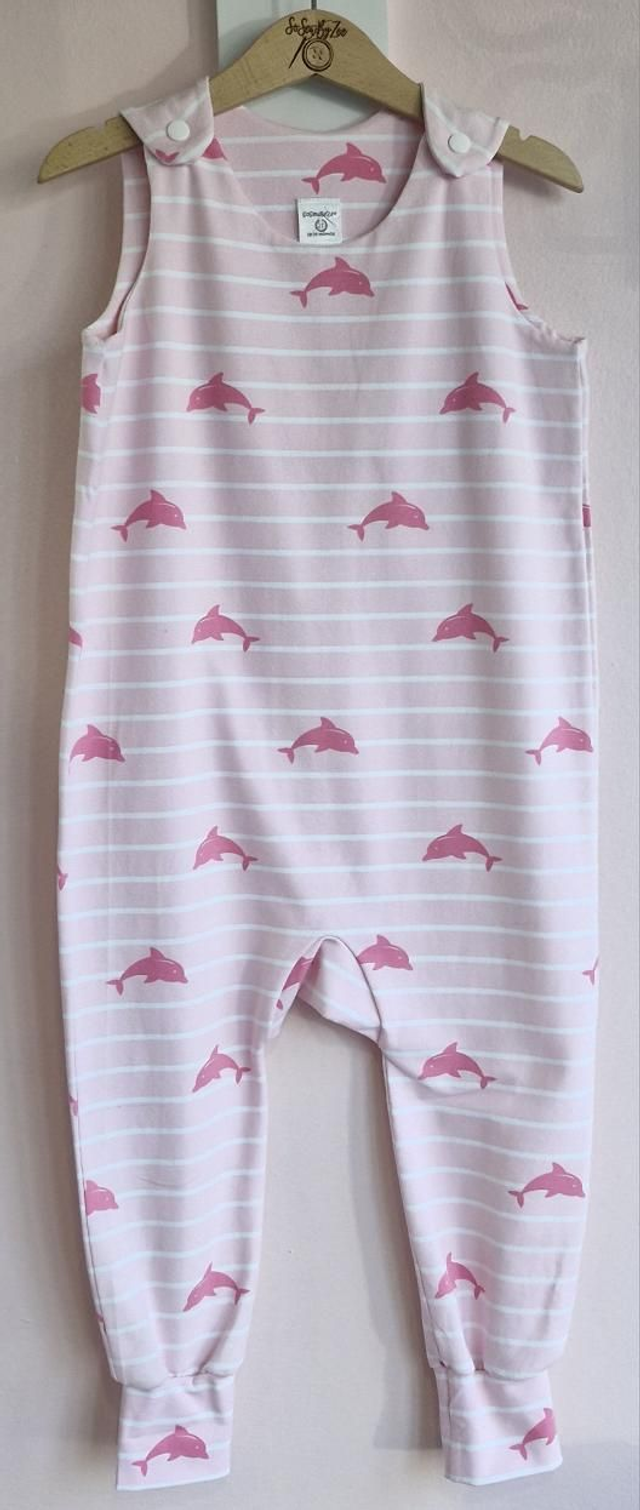 18-24 months 'Freddie' pink dolphins