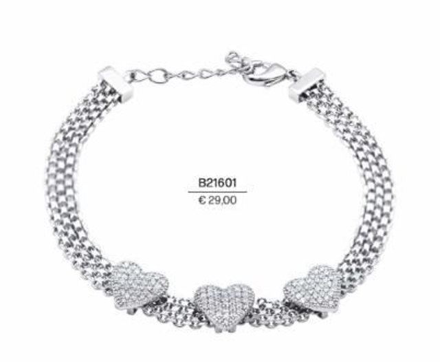 Bracciale in metallo anallergico