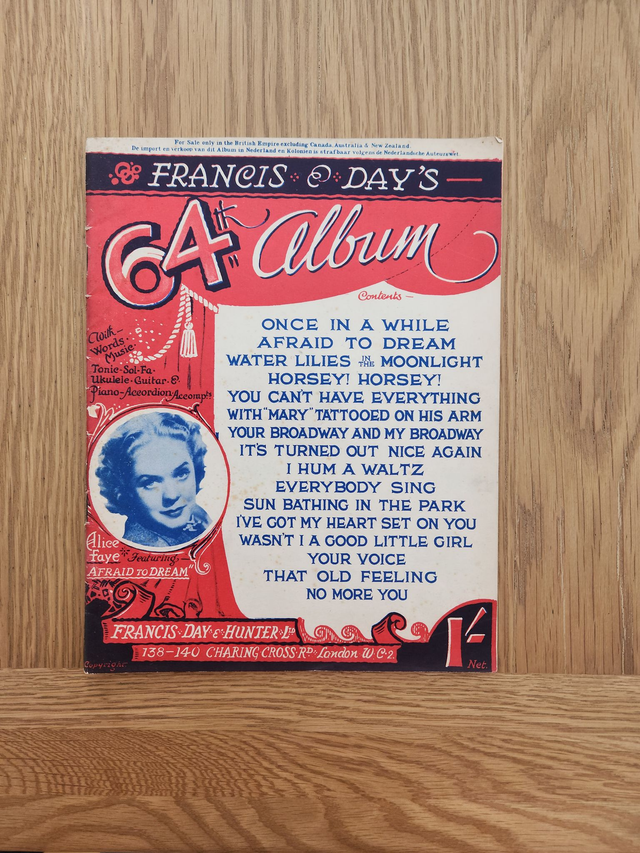 Francis &amp; Day's 64th Album Sheet Music