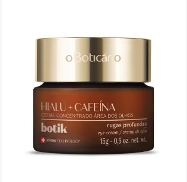Creme Concentrado Área dos Olhos Hialu+Cafeína 15g-0.5 oz. net. wt