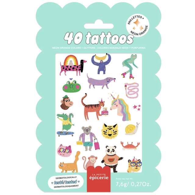 Tattooset - Schattige Dieren