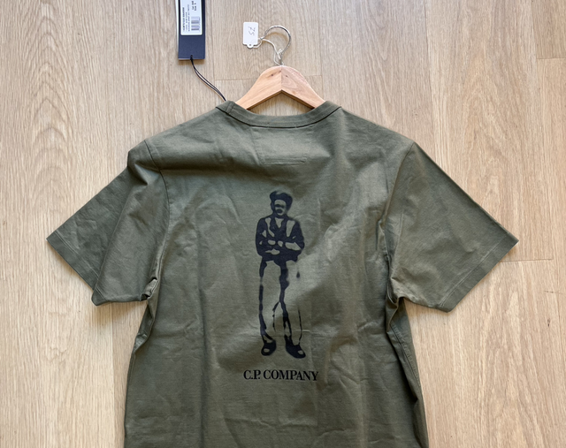 C.P. Company T-Shirt Green Size S - NEW