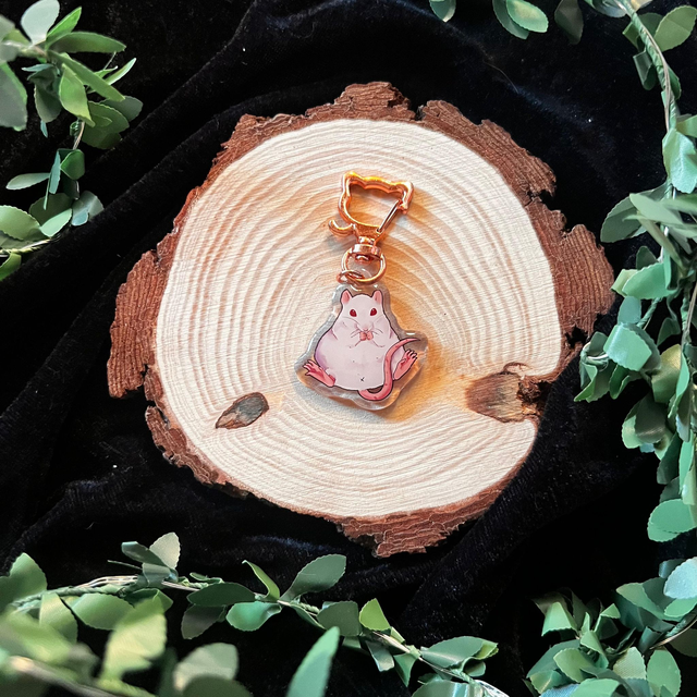 Llavero Rata // Rata blanca