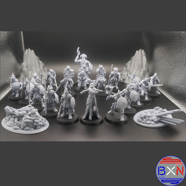 Les guerriers Spartiates : Pack COMPLET - Jeu de role - RPG - Miniature
