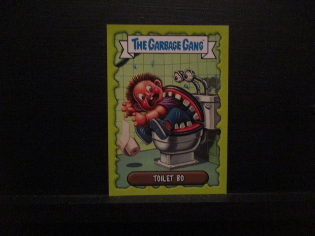 Toilet Bo - (Topps) The Garbage Gang Original Trading Card #86
