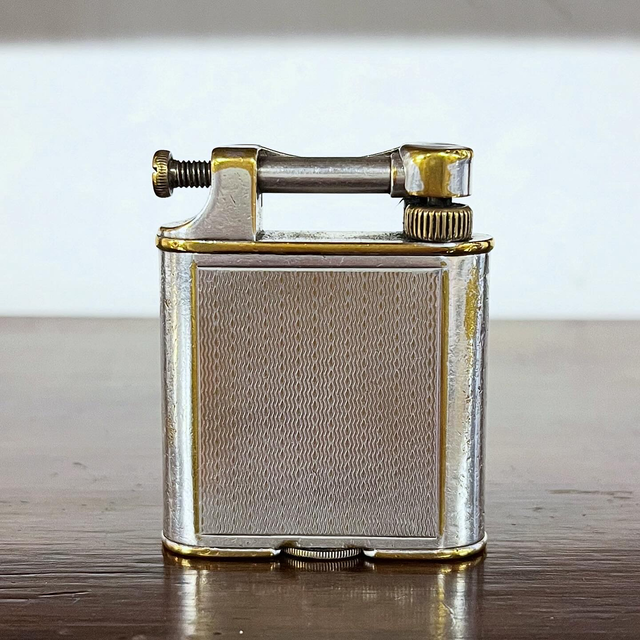 Alfred Dunhill “Unique” Lift Arm Petrol Lighter, Engine Turned – c.1924–1932