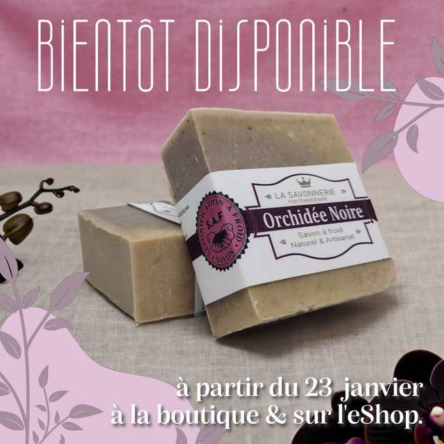 Savon Orchidée Noire