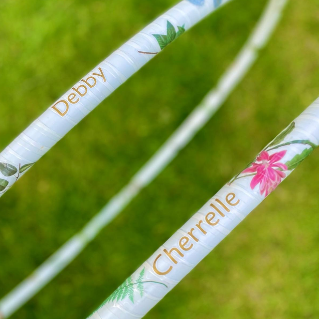 Tekst, decoratie & glanslaag