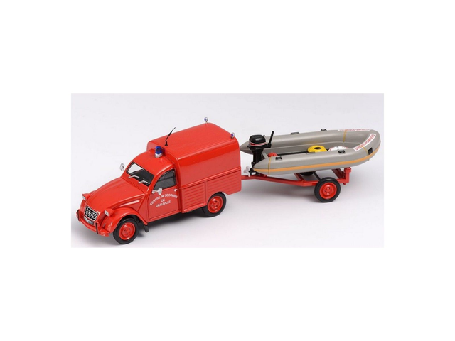 CITROËN 2CV AKS 400 embarcation pompier eligor 101556 1/43