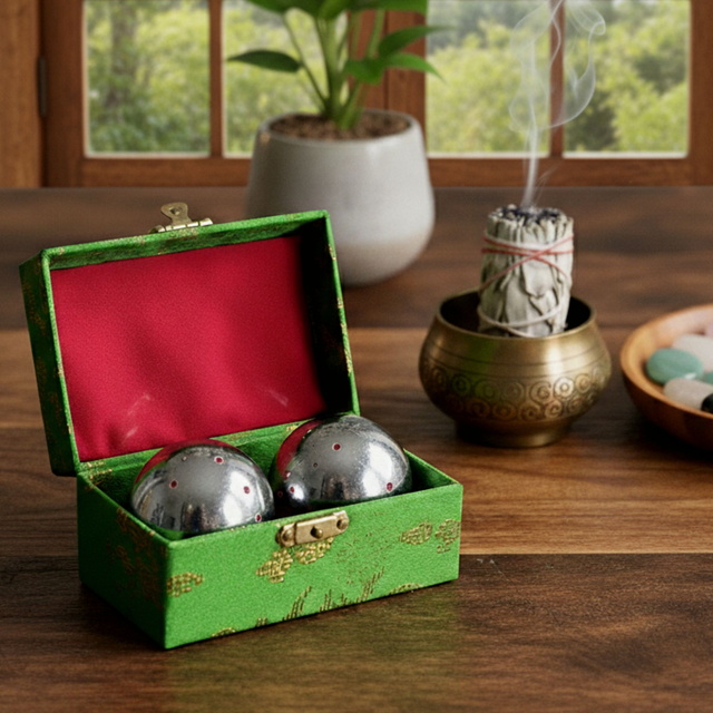 Sfere Cinesi Tai Chi Argento