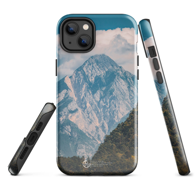 Cover iPhone rigida Mountain landscape view