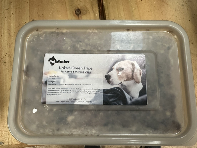 Wolf Tucker Naked Green Tripe