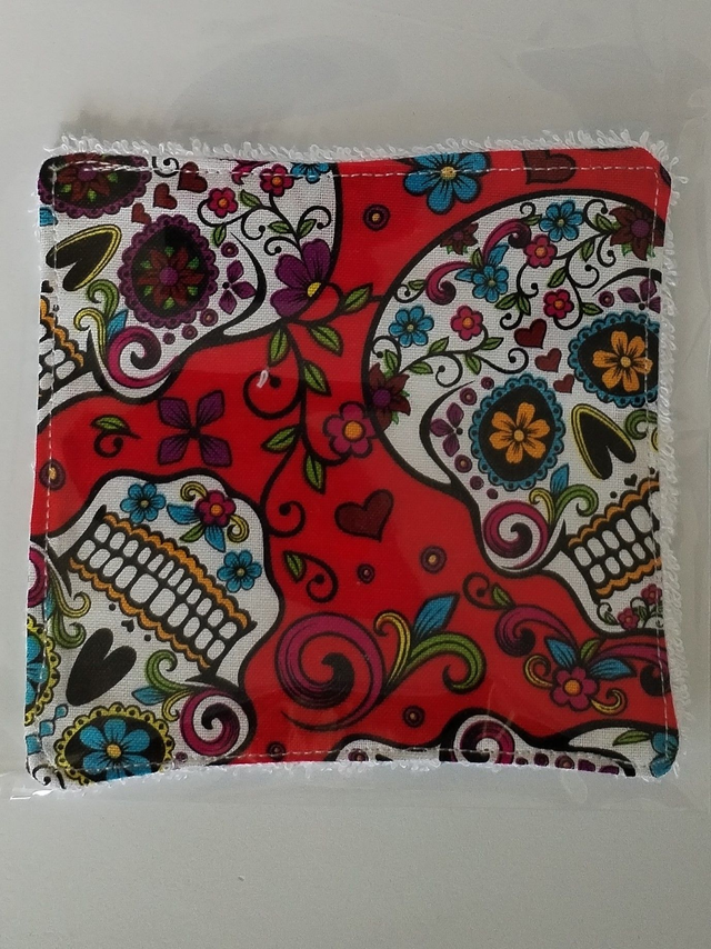 Lingette tête de mort mexicaine