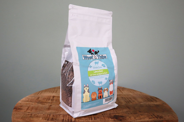 Lam met Zoete Aardappel & Munt kleine brokjes 2kg