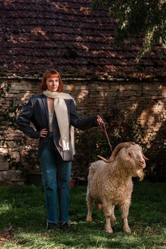 Étole en Mohair et Soie - Taille Moyenne