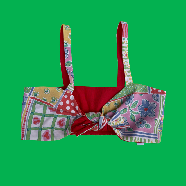 Crop top Papillon "Pique nique" - XS/S/M